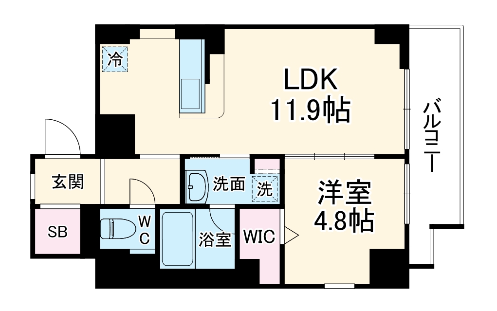 Arome梅田の間取り