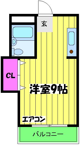 府中セントポーリアの間取り