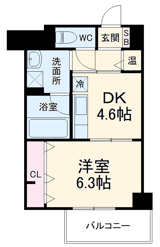 Avenue静岡茶町の間取り