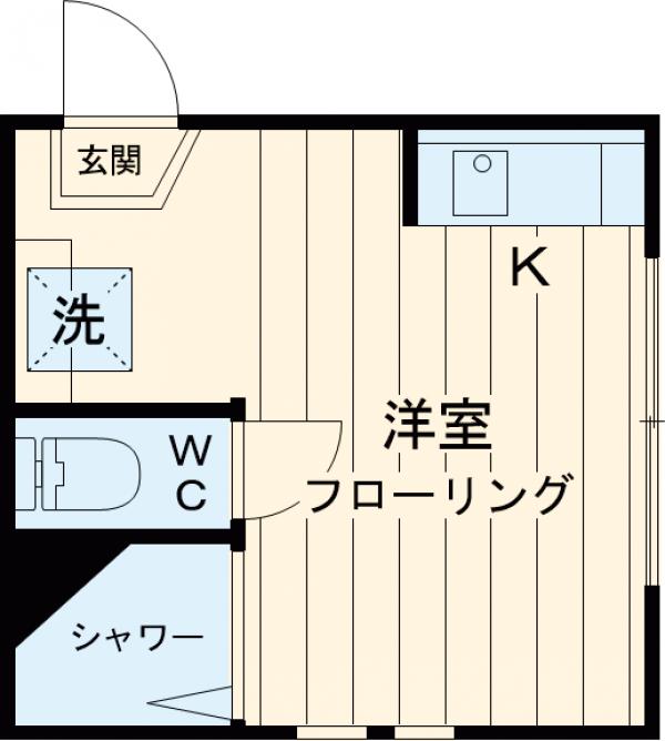 グレースベガ・101号室の間取り