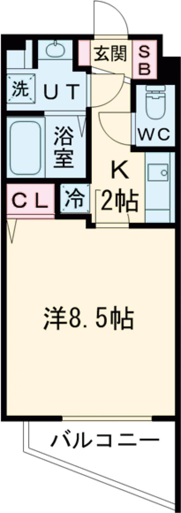 ルネサンスコート祐天寺の間取り