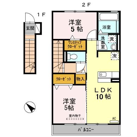 セジュールⅡの間取り
