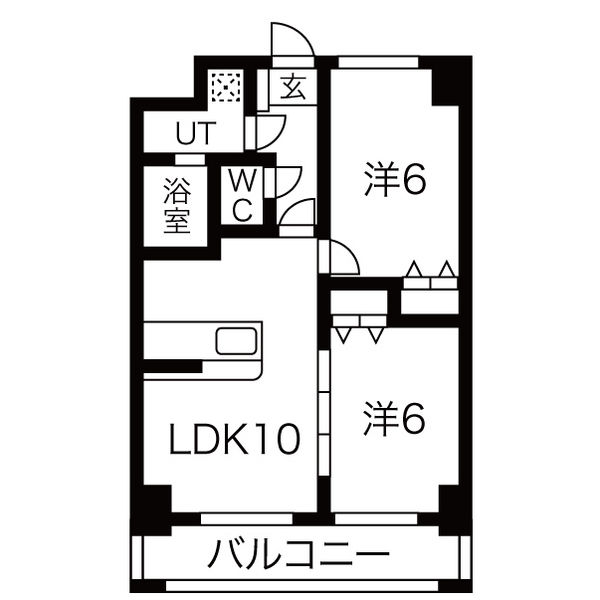 グランメールコート白銀の間取り