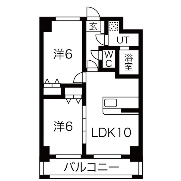 グランメールコート白銀の間取り