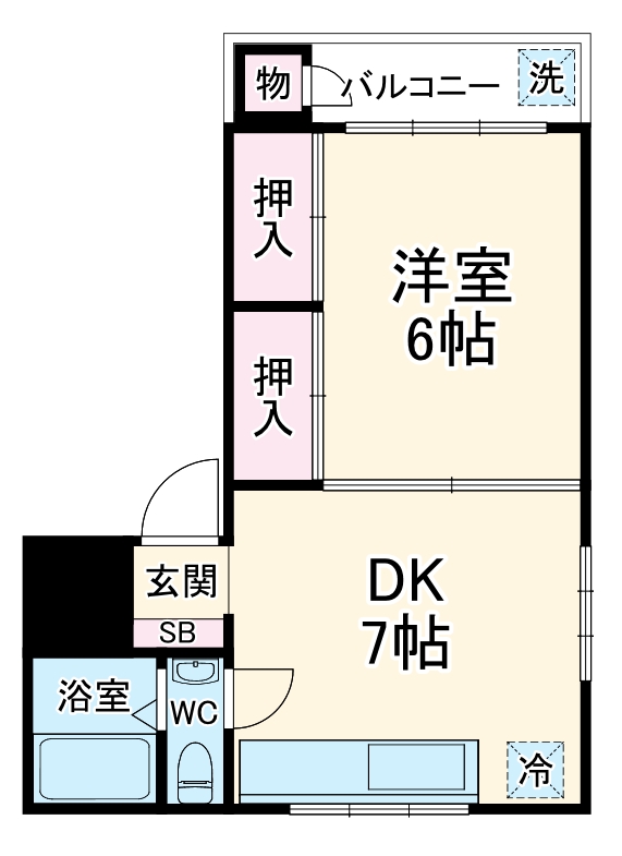 谷口マンションの間取り