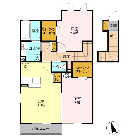 ファミールの間取り