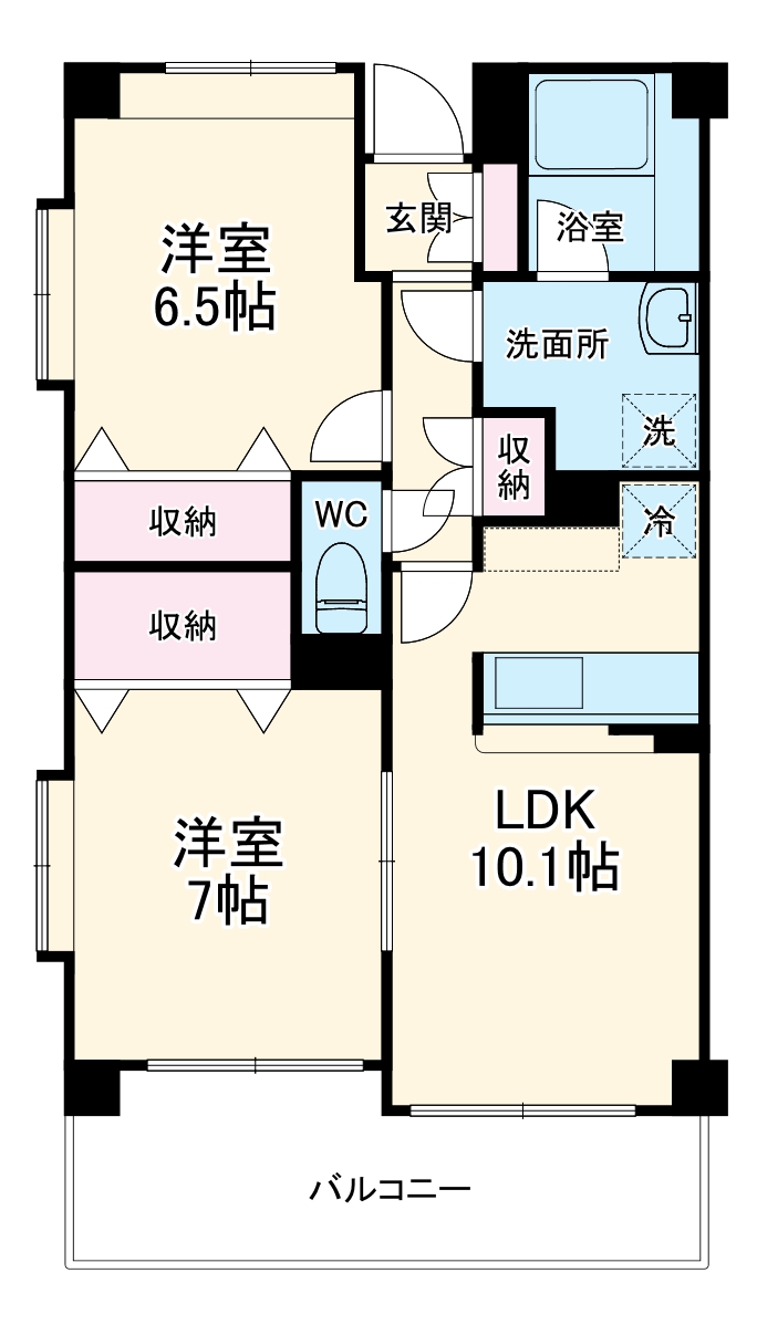 エマーレ新川崎の間取り