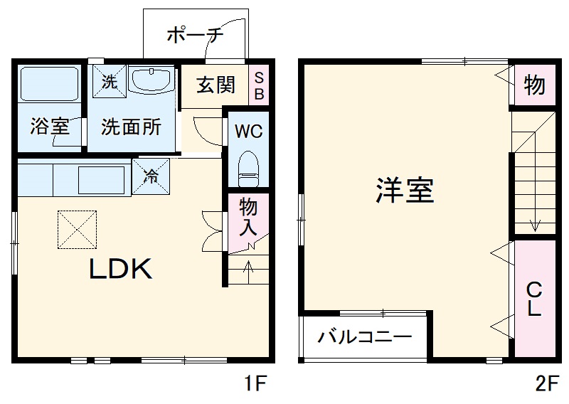 メゾンソレイユの間取り