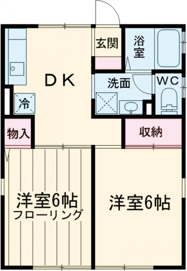セジュール柴崎の間取り