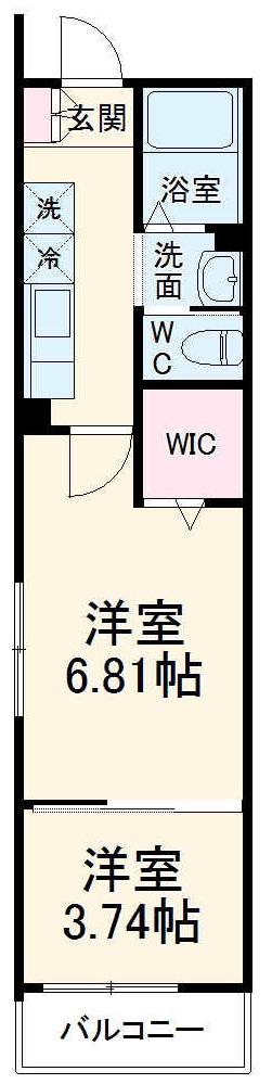 YR新松戸の間取り