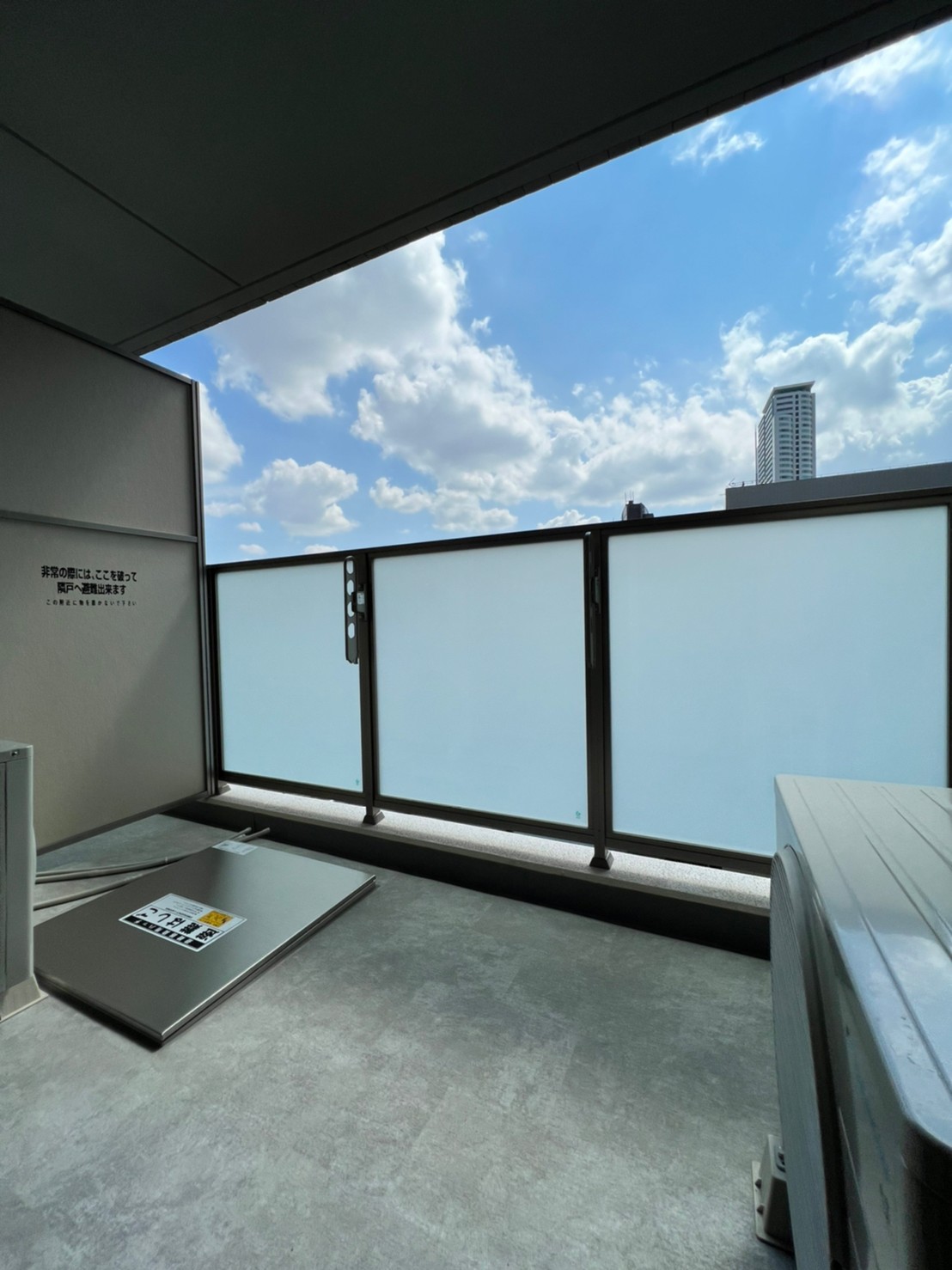 12/23 バルコニー