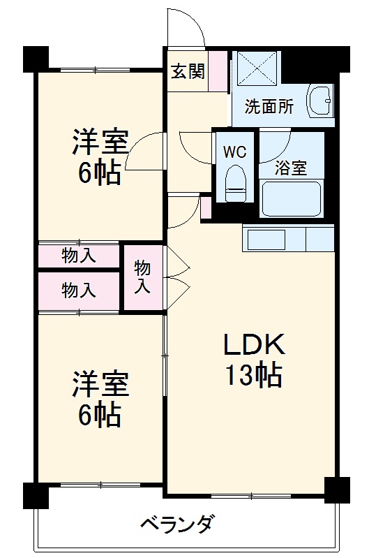 グラシャスベル広幡の間取り