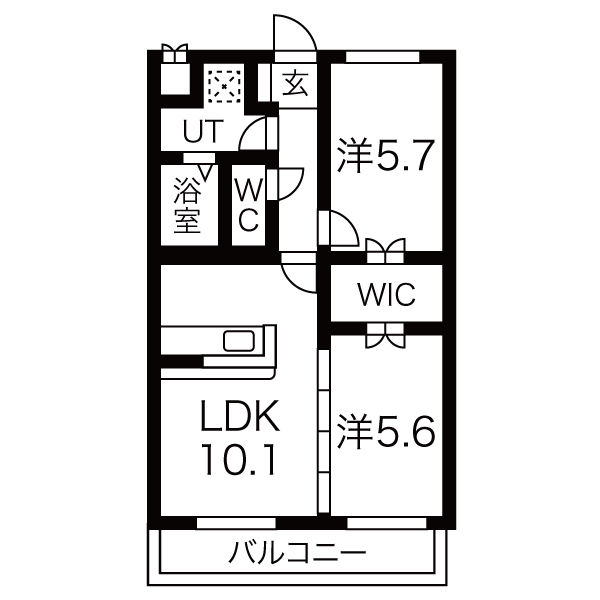 ココシェリーナの間取り