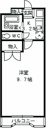 エスポワール二俣の間取り