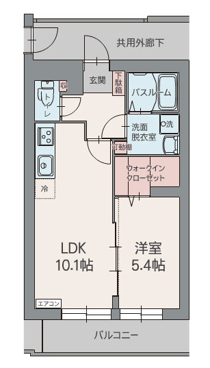 アネックス トガリーゼの間取り