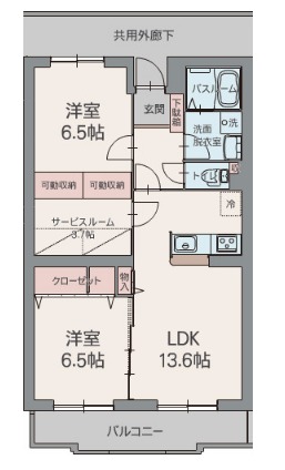 パラッツォ トガリーゼの間取り
