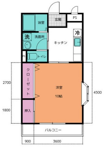 ワンルームしあわせの間取り