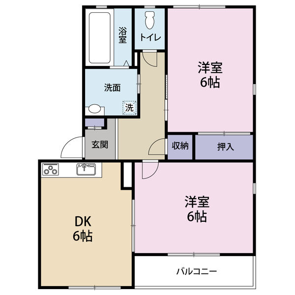 パーシモンⅡの間取り