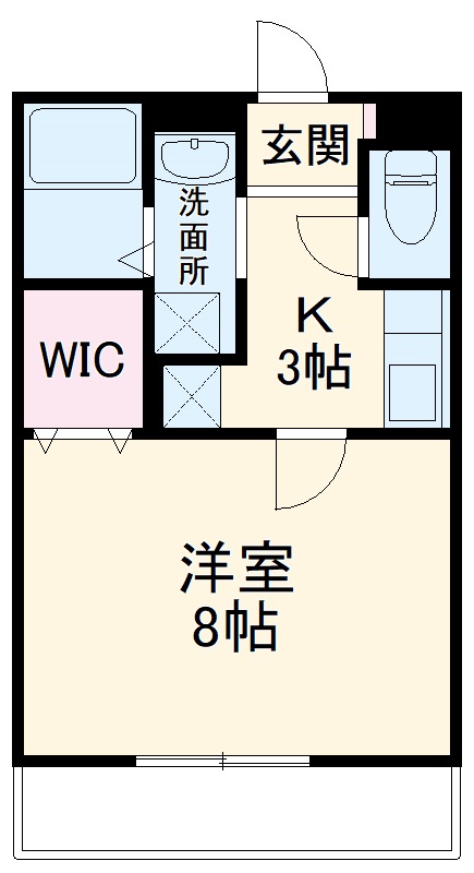 アンプルール リーブル リベルテの間取り