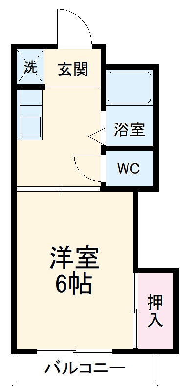 コーポラス藤の間取り