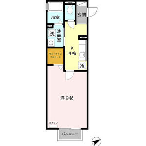 ヴァン ヴェール Aの間取り