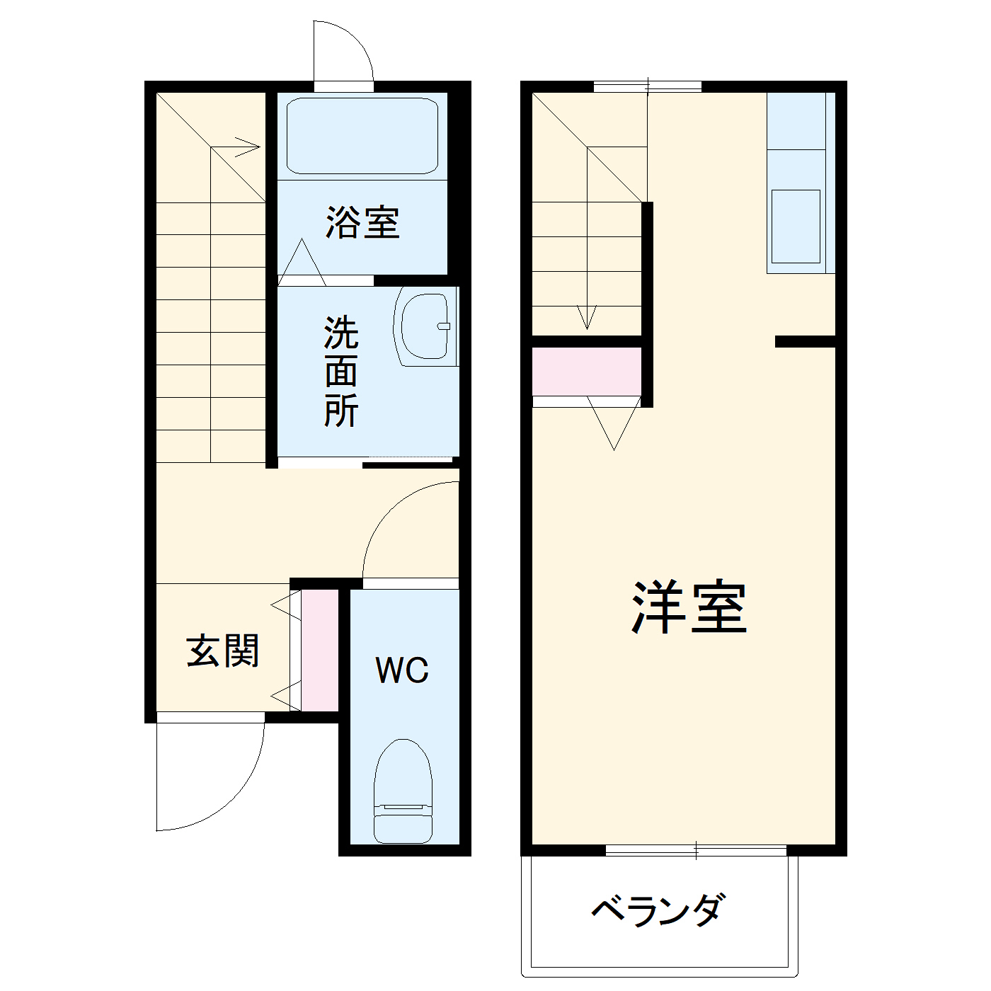プチハウスDANの間取り