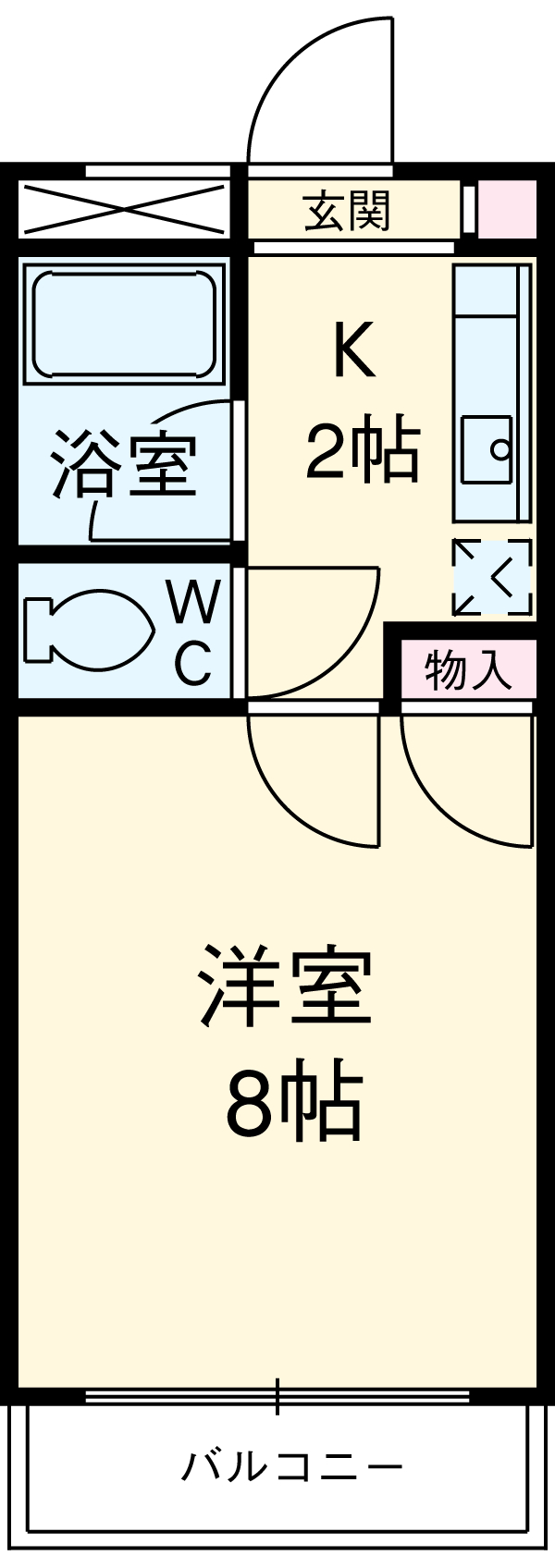 アーバン徳兵衛の間取り