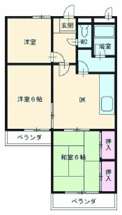 コートメゾン25の間取り