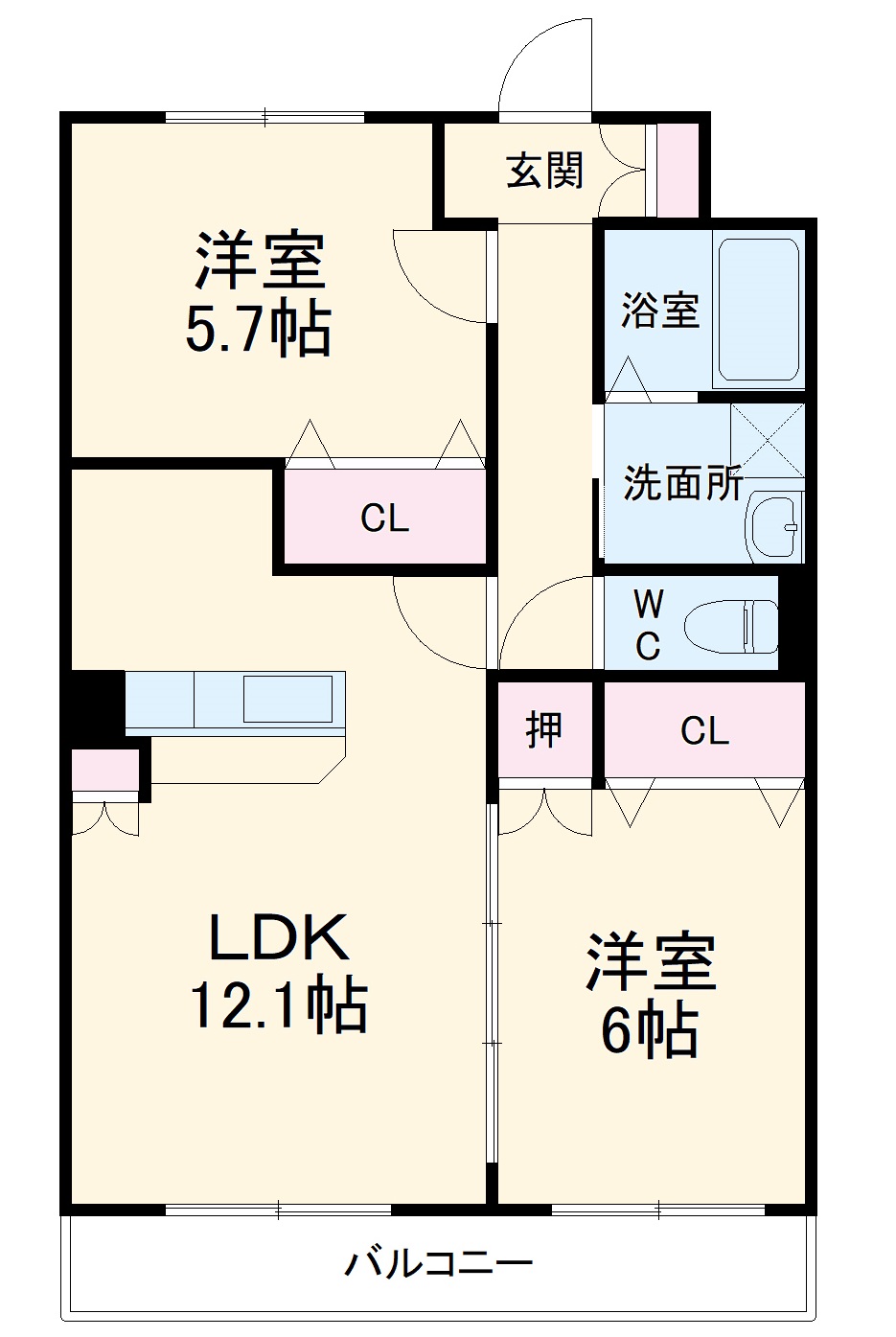 La primaveraの間取り