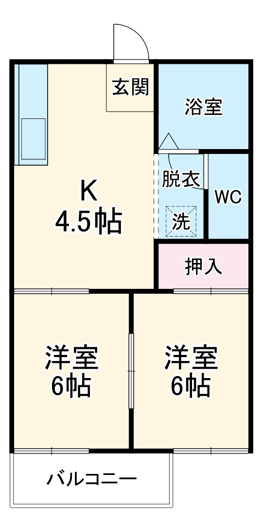 エバーグリーンの間取り