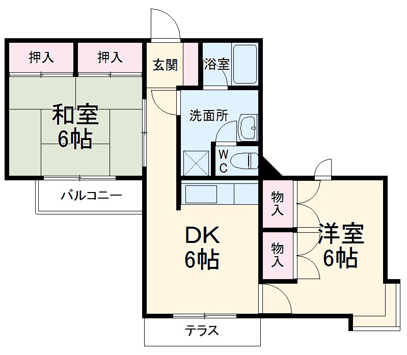 アートヴィラの間取り