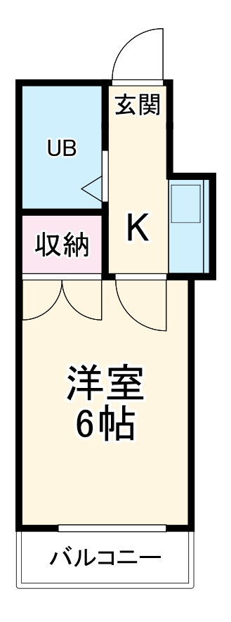 レオパレス植田第2の間取り