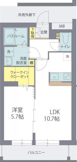 グリーンヒルズ WESTⅠの間取り
