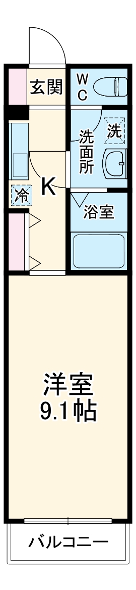 マグノリアコートⅡの間取り