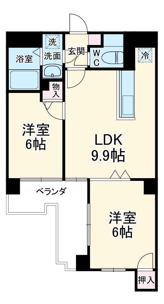 コメルスＶの間取り