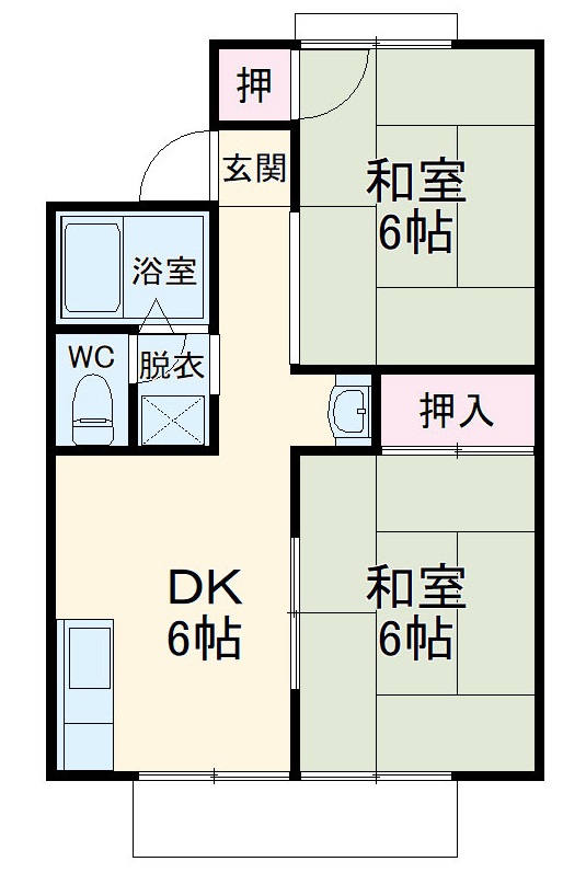 セジュールゆうNの間取り