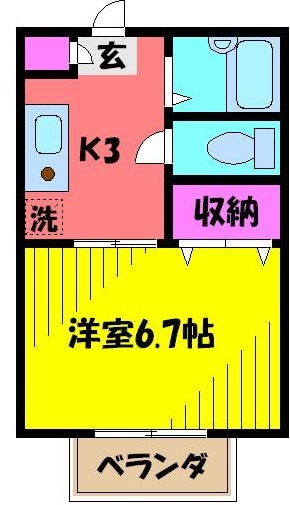 リステル本八幡の間取り
