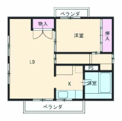 コメルスⅢの間取り