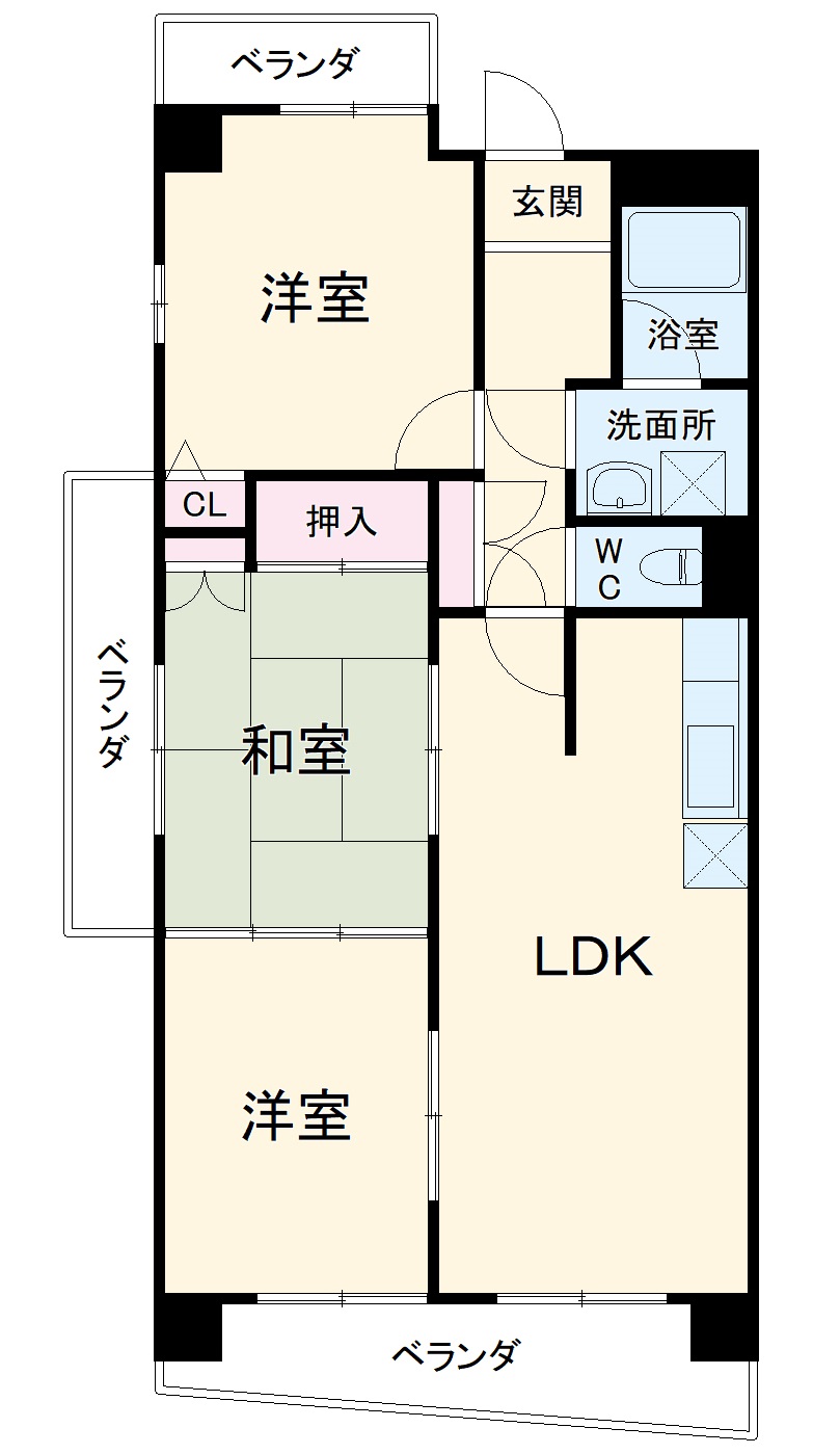 ヒルズ丸和の間取り