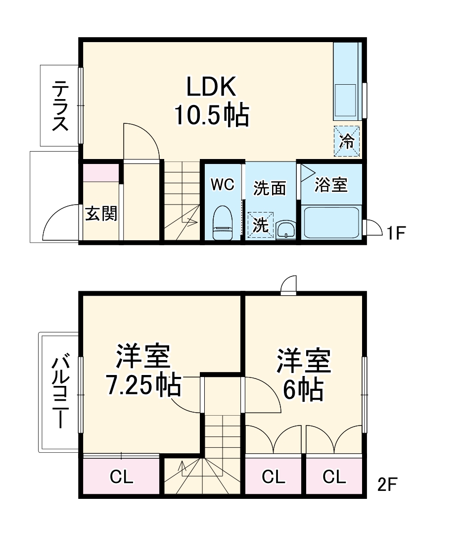 市川ガーデンヴィラの間取り