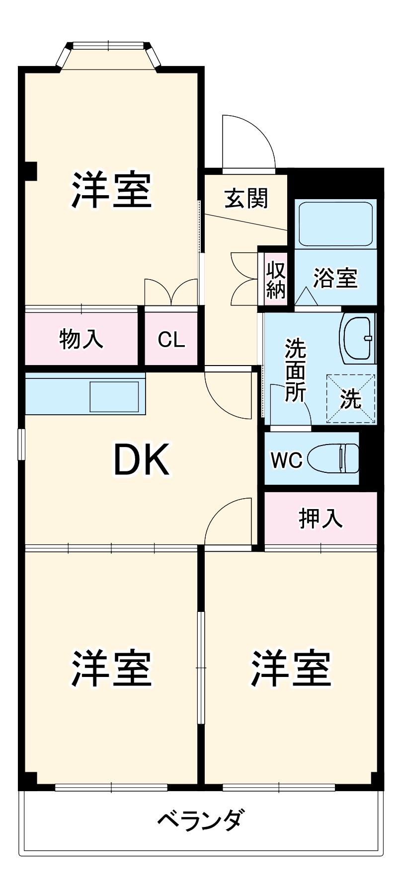 エクセルメゾンBの間取り