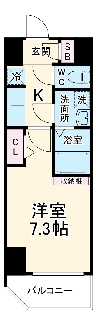 Sun State東海の間取り