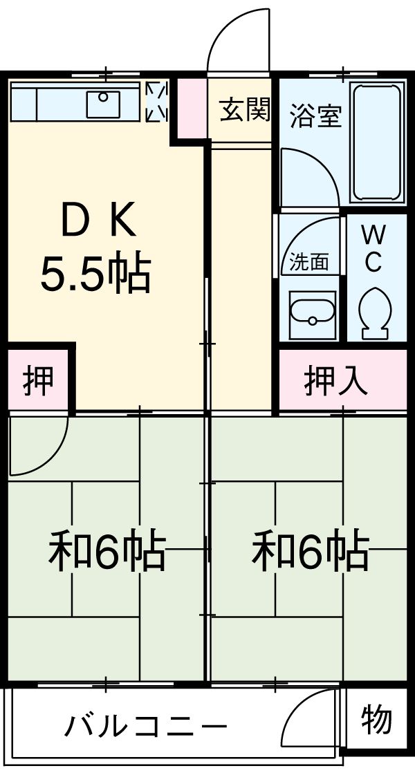 若山ビルの間取り