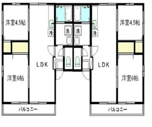 サンハイツの間取り