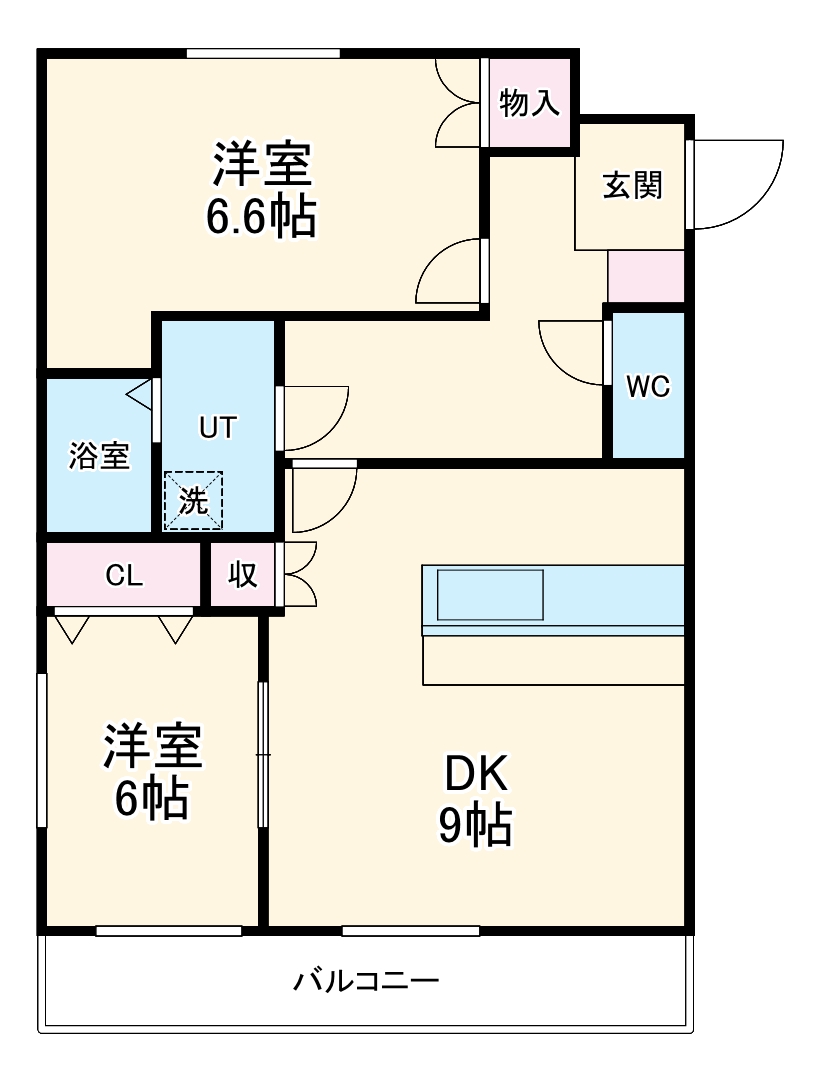 みかわ光和荘の間取り