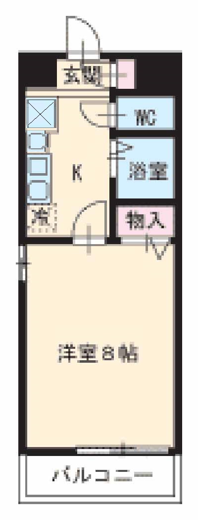 御剣ハイツの間取り