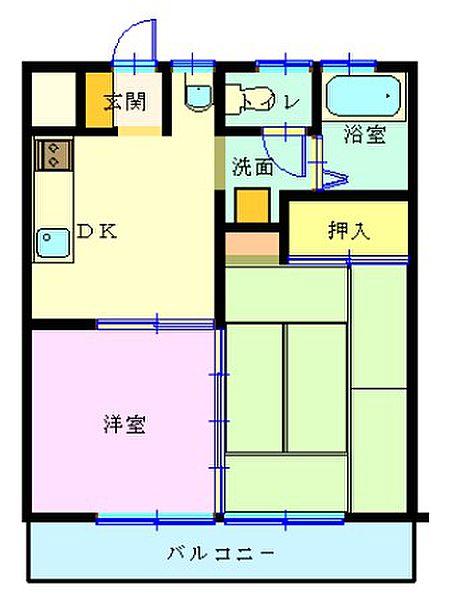池澤コーポの間取り