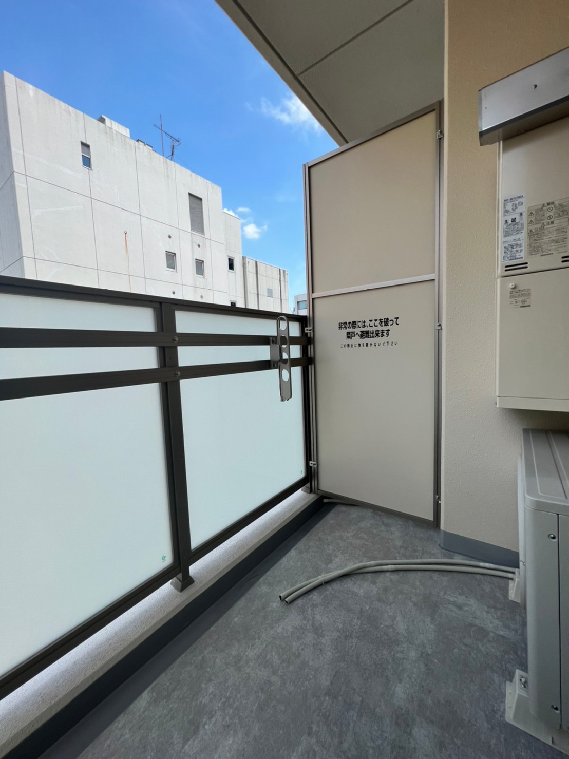 11/23 バルコニー