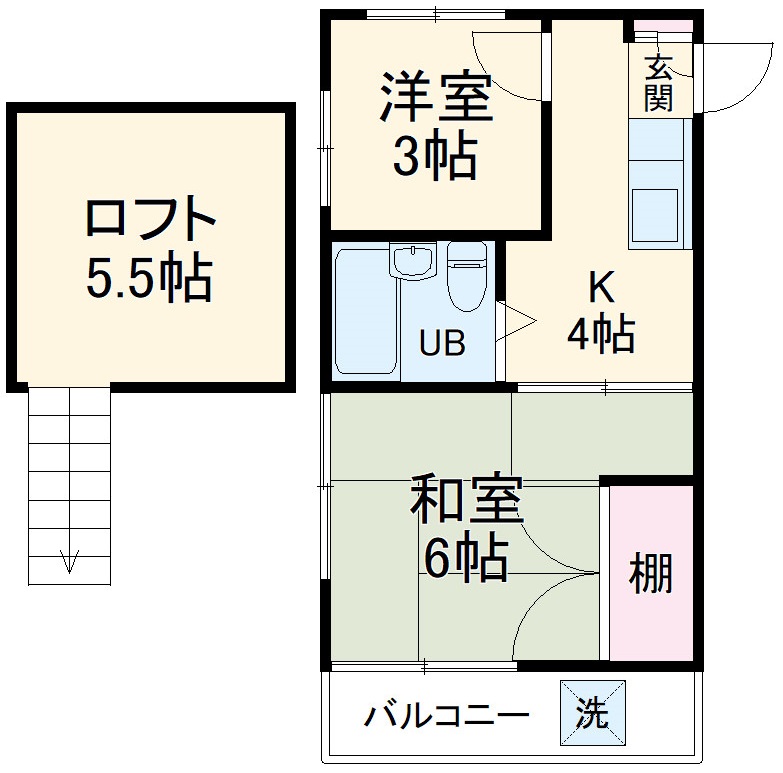 マルコーコーポの間取り
