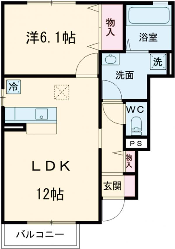 ハーベスト・ガーデン Bの間取り